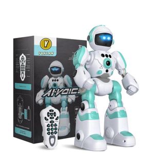 Gn Jouet Robot télécommandé pour enfants, robot RC avec changeur de voix et enregistreur,