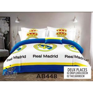 QUALITE ARJUN Lot De 2 Draps + 2 Taies – Design Élégant et Confort Assuré Pour 2 Places