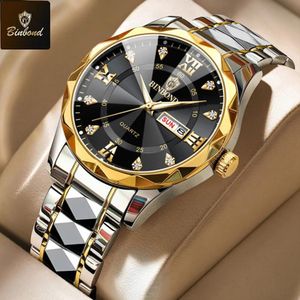 BINBOND B2521 Fashion Luxury Business Men Watches 30M Waterproof Week Date Clock Sport Quartz Mens Wristwatch