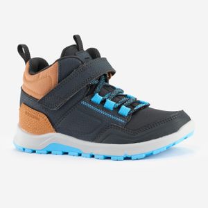 Quechua Chaussures de randonnée mid à scratch 28 au 34 enfant, NH500 gris