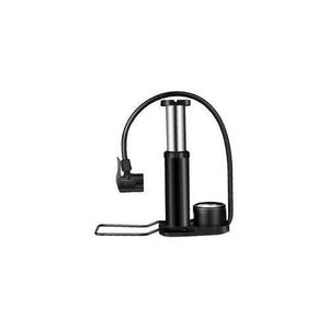 Pompe à Pied Portable En Aluminium Pour Vélo Gonfleur à Pression -Noir