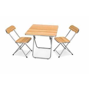 Table Pliante + 2 Chaises