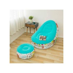 Canapé-lit Et Poufs Pose Pied Gonflable + pompe électrique gratuite