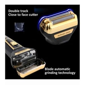 Tondeuse à Cheveux Rechargeable Rasoir Tondeuse à Nez - Machine D'épilation électrique Rechargeable - Style De Barbe 3 En 1 Pour Hommes - Toilettage Du Corps Avec Chargement USB