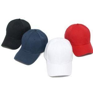 Lot de 4 Casquettes - Bleu, Blanc, Noir Et Rouge 