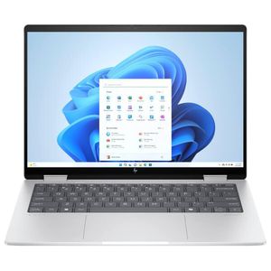 Hp Envy 2-en-1 - Ordinateur portable tactile 14" 2K -  Processeur AMD Ryzen 7 8840HS  - 16 Go RAM - 1 To SSD - Argent Glacier - Clavier QWERTY - MADE IN USA 
