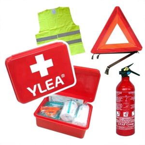 Kit de Sécurité Triangle Et Gilet De Signalisation De Secours