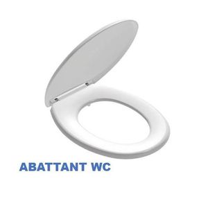 ABATTANT WC Blanc - LOURD Et Confortable