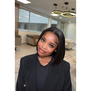 Perruque de cheveux 5x5 bob 12inches