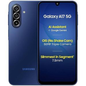 Samsung Galaxy A17- 6.7" - 4G - 2×Sim - 50Mpx -8/256Go – 5000mAh – bleu - Garantie 24 Mois