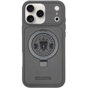 Coque En Moulle Santa Barbara Compatible pour iPhone 16 Pro Max - Gris