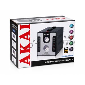 AKAI AVR003A – Régulateur de Tension Automatique 2000VA – 220V/110V