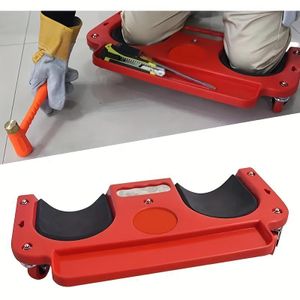 Cette plateforme à roulettes pour les genoux, fabriquée en matériau ABS, est dotée d'un plateau à outils multifonctionnel intégré et de coussinets confortables pour les genoux.