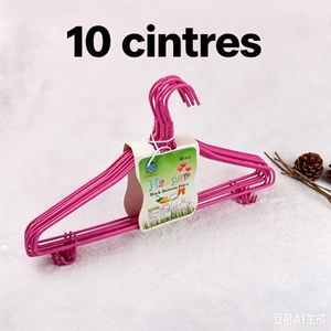 General Lot de 10 cintres anti-vent, antidérapants et résistants – Rose fuchsia