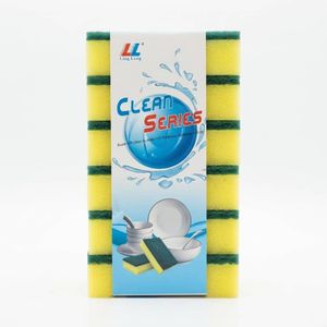 Lot de 6 Éponges Récurantes - Le Nettoyage Efficace et Sans Effort