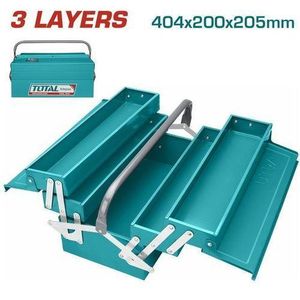 PREMIUM TOTAL Coffre à outils en métal 3 couches