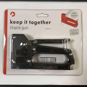 Agrafeuse Manuelle 5-16 Pouce avec Agrafes - Pour Décoration et Artisanat