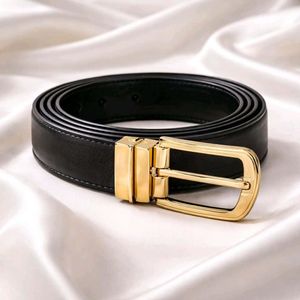 Ceinture classique  en, boucle fixe noire mate.- NOIR