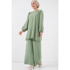 Bigdart Ensemble Deux Pièces Tunique Et Pantalon Aerobin 6712 - Vert Amande