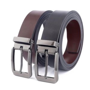 2 Ceinture homme double face