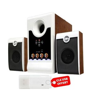 Mini Chaine Hifi Compacte - 150w - Bluetooth - Charge Rapide Sans Fil Qi -  Dj Jukebox à Prix Carrefour