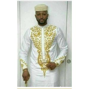 Fashion Boutique Ensemble tunique homme de couleur blanche 