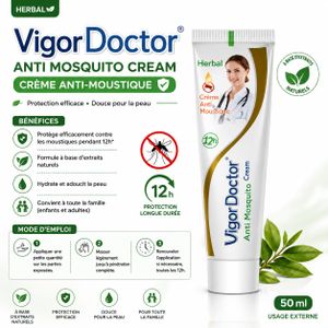 Bio Vigor Doctor Crème Anti-Moustique – Protection & Douceur pour la Peau