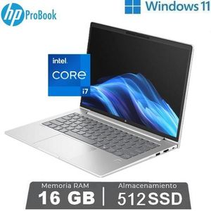 Hp PROBOOK 4 G1iR 14 - INTEL CORE I7 - RAM 16GB / 512GB SSD - ECRAN 16'' FHD - WINDOWS 11 - GARANTIE 12 MOIS 