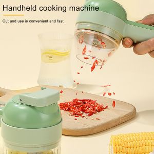 Mini hachoir électrique sans fil USB, presse-purée, hachoir à légumes,  hachoir à viande chili, outils