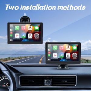 Autoradio 2 Din Car Radio de Navigation de Voiture stéréo avec Double  Bluetooth GPS Écran Tactile 7 '' HD Carplay Navigation avec Caméra de  Recul/Micro SD/USB -…