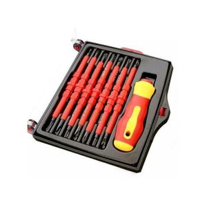 Jeu De Tournevis Professionnel De Précision 14 En 1 électricien, électrique, Isolé Multifonction