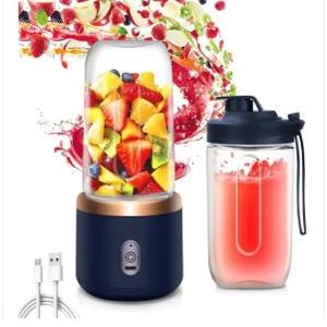 Hynix Mixeur Portable Rechargeable USB 400ML – Blender Smoothie avec Double Tasse