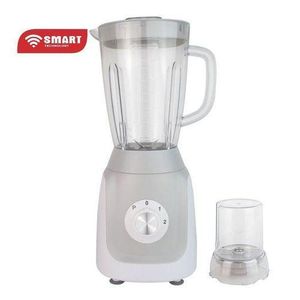 Smart  TECHNOLOGY Blender Incassable STPE-2020ILW - 350 W – 1.5 Litres Mélangeur 2 En 1 Avec Broyeur- Blanc - 24 Mois De Garantie