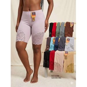 Lot de 03 collants sans trace en dentelle pour femme 
