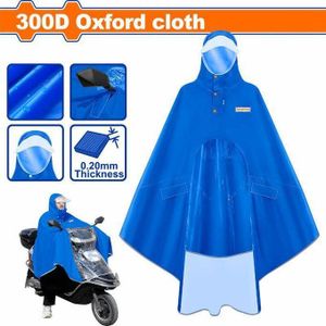 WADFOW Imperméable de moto. Oxford 300D, épaisseur 0,20 mm, taille unique - Convient aux motos GT