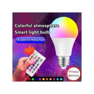 Ampoule LED Blanc Et RGB 9W + Télécommande...