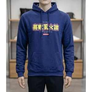 Pull à Capuche Pour Homme Automne Et Hiver - Bleu