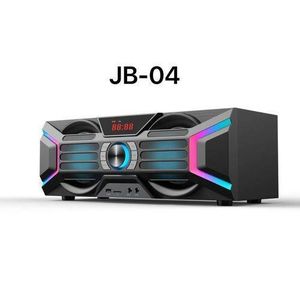 ALiTOP  Enceinte Bluetooth JB-04 Haute Puissance avec Éclairage LED RGB – USB, TF, FM