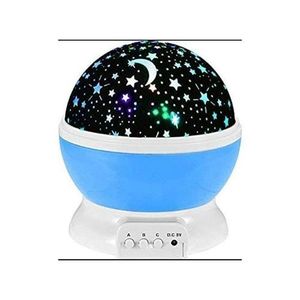 Star Master Projecteur De Lumière Étoiles Lune Ciel Brillante Pour Chambre Enfant- Bleu/blanc