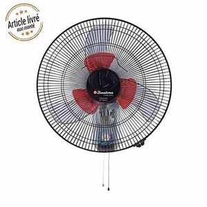 Binatone Ventilateur Mural 1600 Dlx- Noir/Rouge