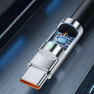Câble De Charge Rapide De Type C, Micro USB, Compatible IPhone, Samsung, Huawei, Xiaomi, Chargeur De Téléphone, 120 W, 6A, 3 En 1