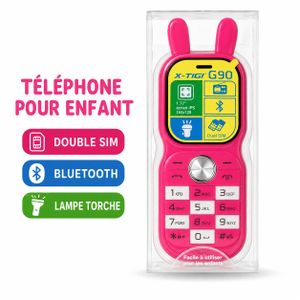 Mini téléphone portable Dual SIM avec Bluetooth – Design lapin