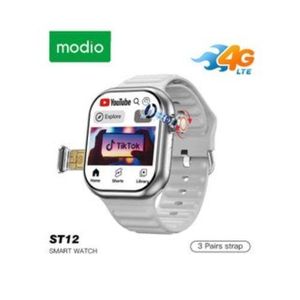 Modio Montre Connectée Android ST12 Carte Sim Intégré 4G