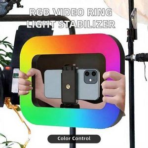 Éclairage LED Multicolore Professionnel - Lampe Photo/Vidéo YM200-RGB Noir
