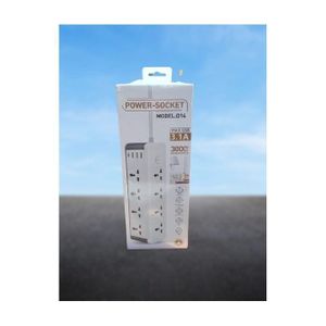 Leadder Multiprise Parasurtenseur - 8 Prises 3 Ports USB + 1 Port TIP C