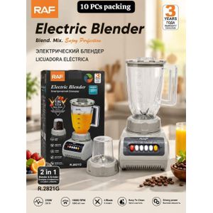 RAF Blender Électrique  ,Mixeur & Moulin 2 en 1