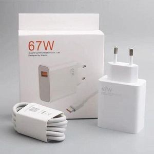 Xiaomi ORIGINAL Chargeur Mi Turbo 67W Charge Rapide avec Câble type C