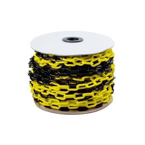 Roulea de Chaîne En Plastique Jaune/noir (6 Mm X 50m)