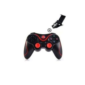 Manette De Jeu Bluetooth Pour Téléphone Android Et IOS - Noir/Rouge NH