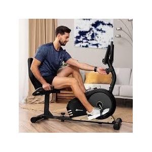 Vélo d'appartement semi-allongé
